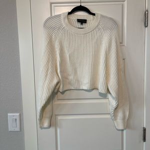 Cream cropped sweater